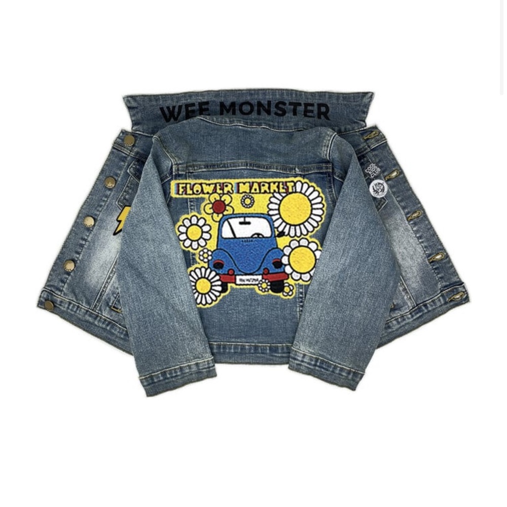 Wee Monster Flower Market Denim Jacket